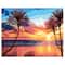 Beach Sunset with Palm Trees Paint-by-Number Kit by Artist's Loft™ Necessities™